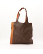 Borsa in macadam marrone - Ottime condizioni - 32x39x10cm