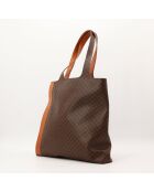 Borsa in macadam marrone - Ottime condizioni - 32x39x10cm