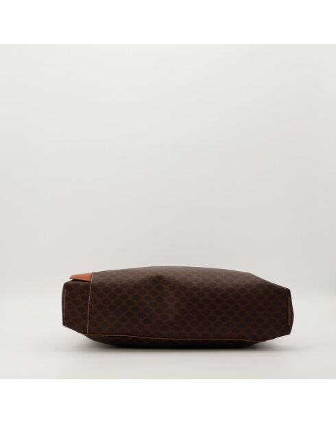 Borsa in macadam marrone - Ottime condizioni - 32x39x10cm