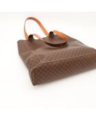 Borsa in macadam marrone - Ottime condizioni - 32x39x10cm