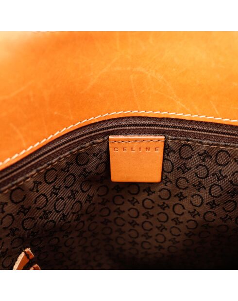 Borsa in macadam marrone - Ottime condizioni - 32x39x10cm