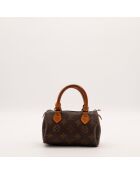 Sac Speedy Nano marron - Bon état général - 16x10x7.5cm