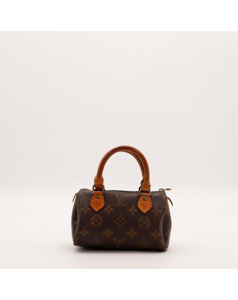 Sac Speedy Nano marron - Bon état général - 16x10x7.5cm