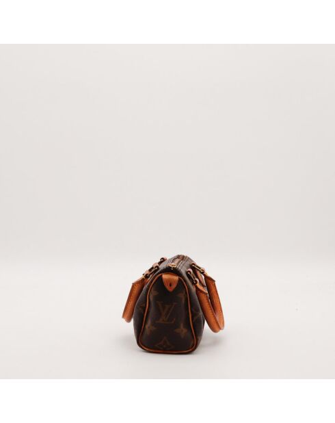 Sac Speedy Nano marron - Bon état général - 16x10x7.5cm