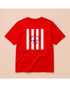 Rotes Baumwoll-T-Shirt Biarritz Club