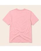Rosafarbenes Baumwoll-T-Shirt Ciao Bella