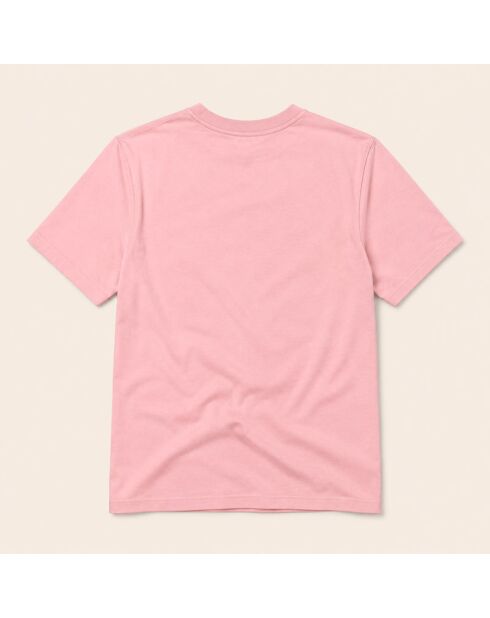 Rosafarbenes Baumwoll-T-Shirt Ciao Bella