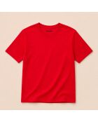 Rotes Baumwoll-T-Shirt Biarritz