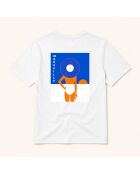 Baumwoll-T-Shirt Chapeau Marseille weiß