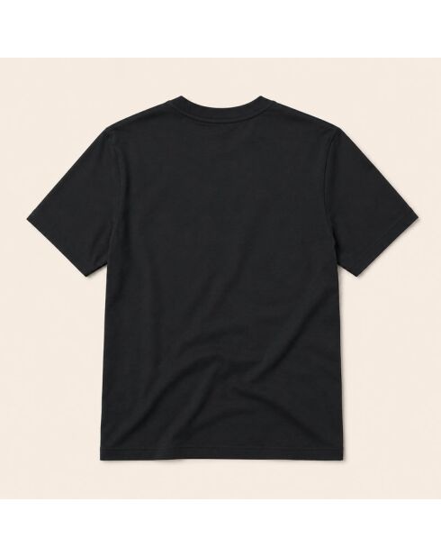 T-shirt nera Positano in cotone