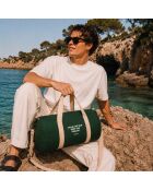 Gym Bag en coton pour homme vert - 45x25x25 cm