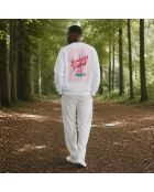 Sweatshirt en coton Tour Eiffel blanc