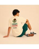 Cremefarbenes T-Shirt aus Baumwolle Mexiko