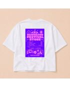 T-shirt van wit katoen Boxy Receipt