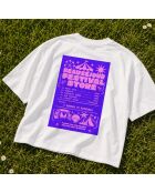T-shirt van wit katoen Boxy Receipt