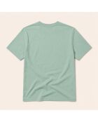T-shirt Pasta club aloe in cotone