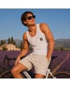 Weißes Tanktop aus Baumwolle von Signature B