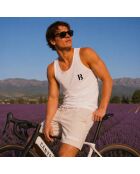 Weißes Tanktop aus Baumwolle von Signature B