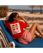 Ibiza So rotes Baumwoll-T-Shirt