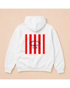 Hoodie en coton Biarritz Club blanc