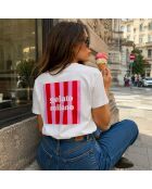Gelato Milano weißes Baumwoll-T-Shirt