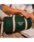 Gym Bag en coton pour femme vert - 45x25x25 cm