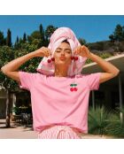 Baumwoll-T-Shirt Ibiza in Rosa