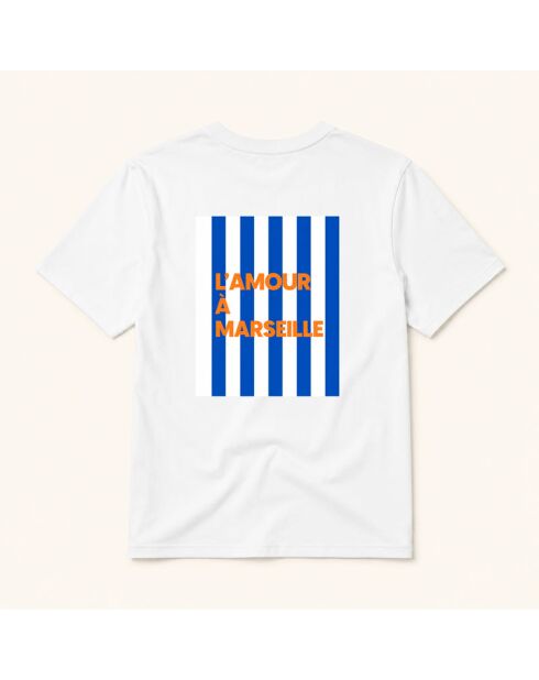 T-shirt L'Amour A Marseille in cotone bianco
