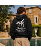 Hoodie en coton Club De plage noir