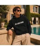 Hoodie en coton Club De plage noir