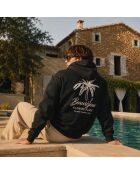 Hoodie en coton Club De plage noir