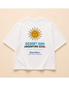 T-shirt Argentina bianca in cotone