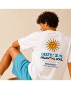 T-shirt Argentina bianca in cotone