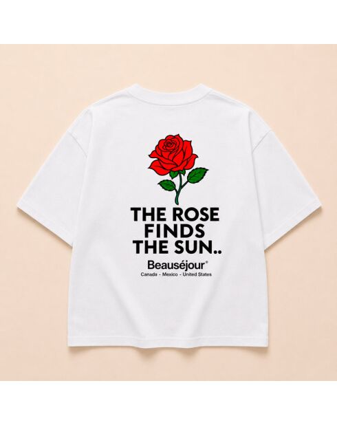 T-shirt England bianca in cotone