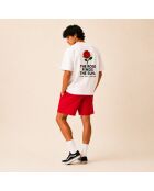 T-shirt England bianca in cotone