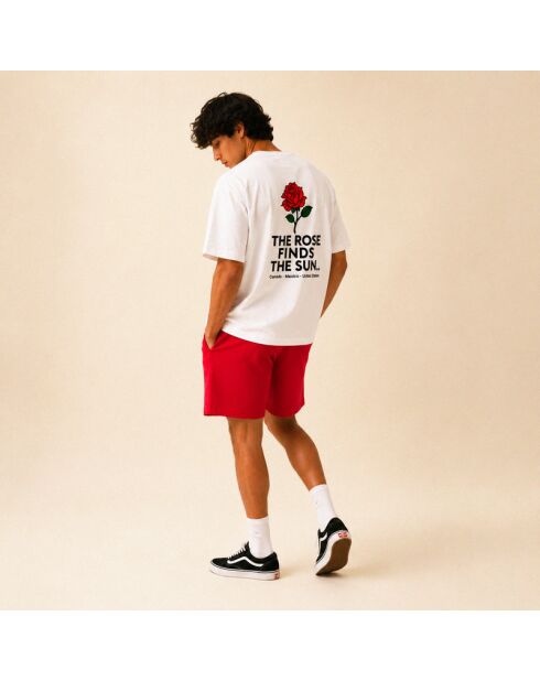 T-shirt England bianca in cotone