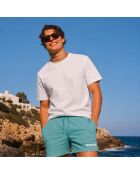 Short en coton menthe