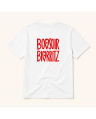 Bonsoir Biarritz T-shirt van wit katoen