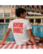 Bonsoir Biarritz T-shirt van wit katoen