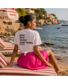 Weißes Baumwoll-T-Shirt Beau Saint Tropez