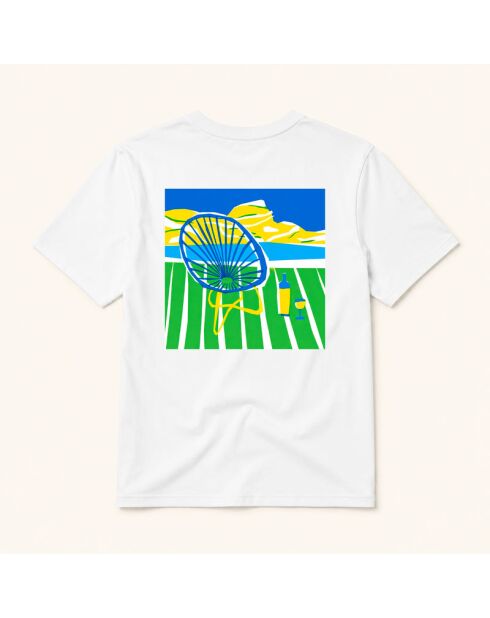 T-shirt Pique Nique Marseille in cotone bianco
