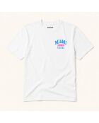 Weißes Baumwoll-T-Shirt Miami