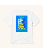 Weißes Baumwoll-T-Shirt Miami