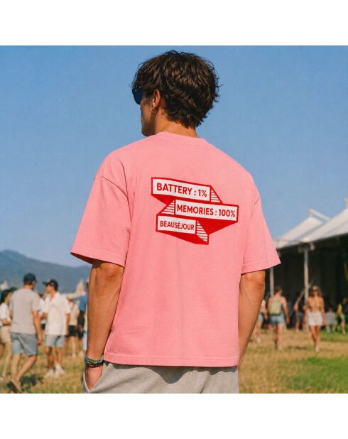 100% Memories Canyon Boxy-Baumwoll-T-Shirt