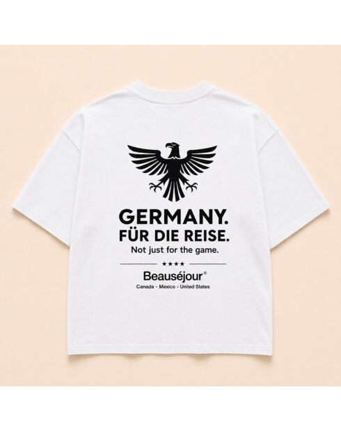 T-shirt van wit katoen uit Duitsland
