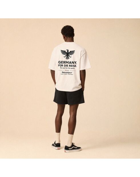 T-shirt van wit katoen uit Duitsland