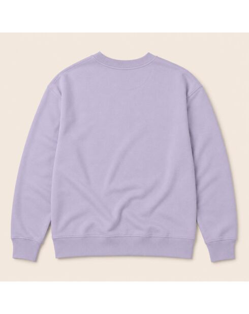 Ciao Bella sweatshirt van lavendelkleurig katoen