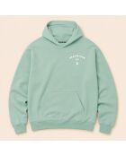 Ibiza mintkleurige katoenen hoodie