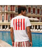 Biarritz Club T-shirt van wit katoen