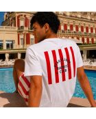Biarritz Club T-shirt van wit katoen